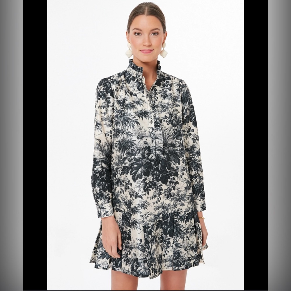 XS Tuckernuck Noir Cypress Toile Tate Dress